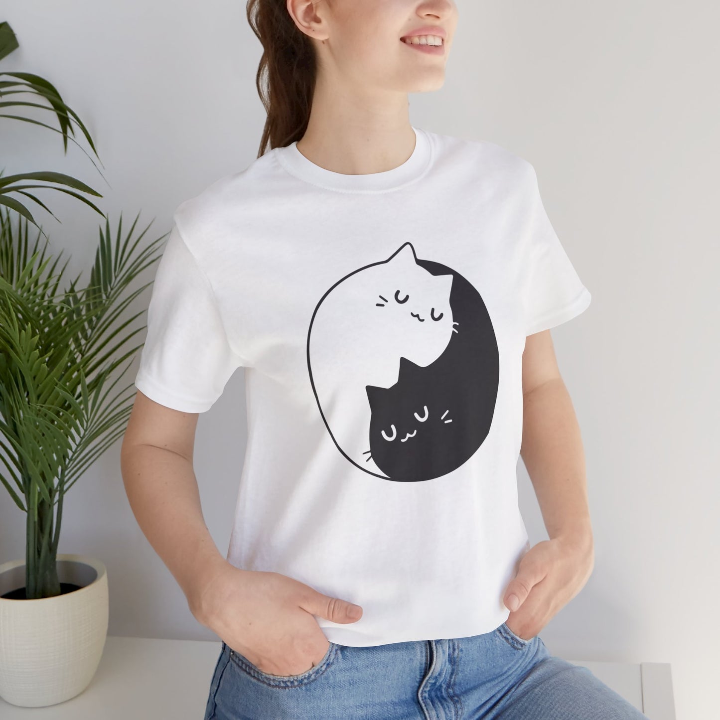 Meow and Zen: Cat Harmony Tee