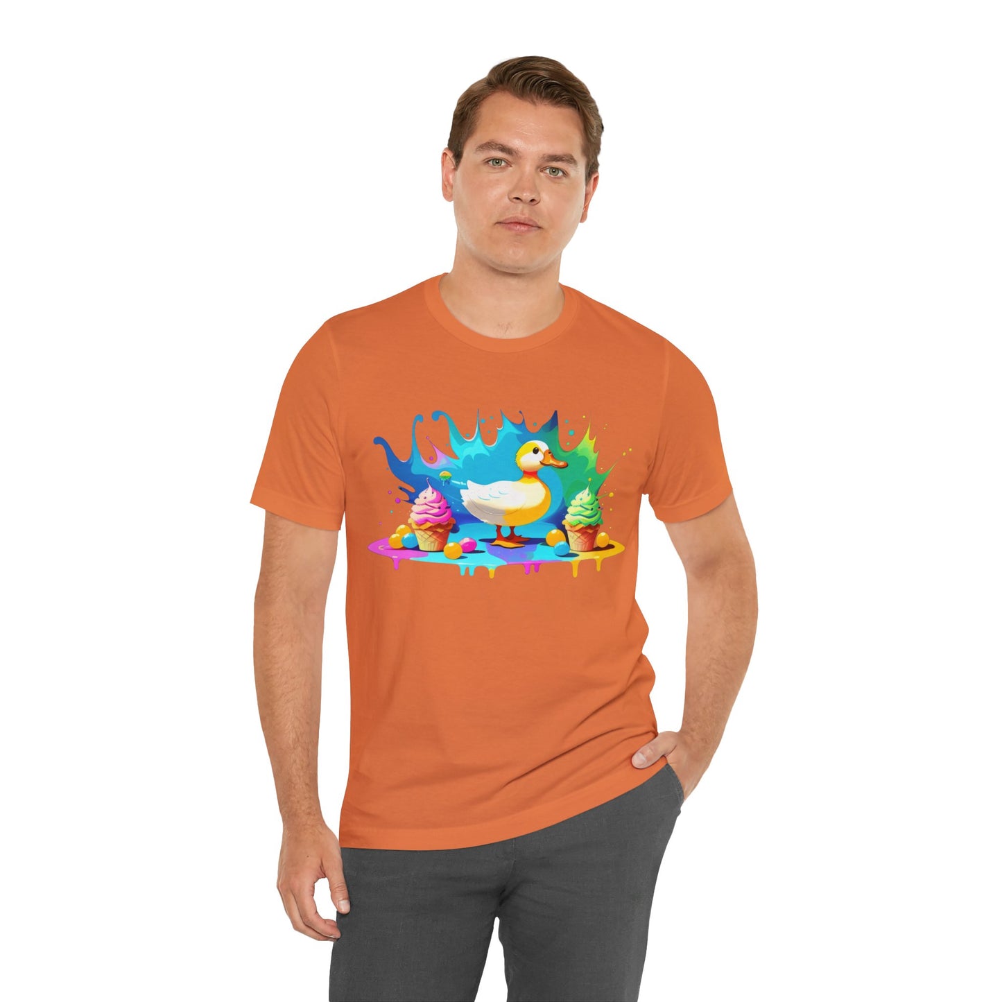 Ducky Delights: Quackin' Good Ice Cream Tee