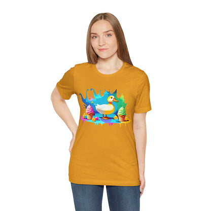 Ducky Delights: Quackin' Good Ice Cream Tee