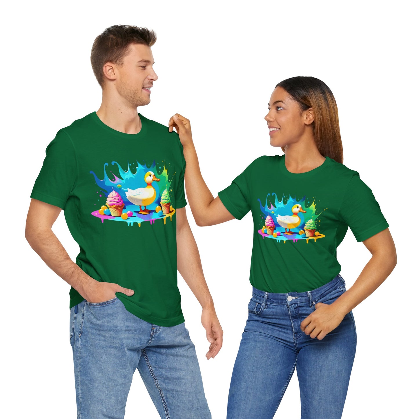 Ducky Delights: Quackin' Good Ice Cream Tee