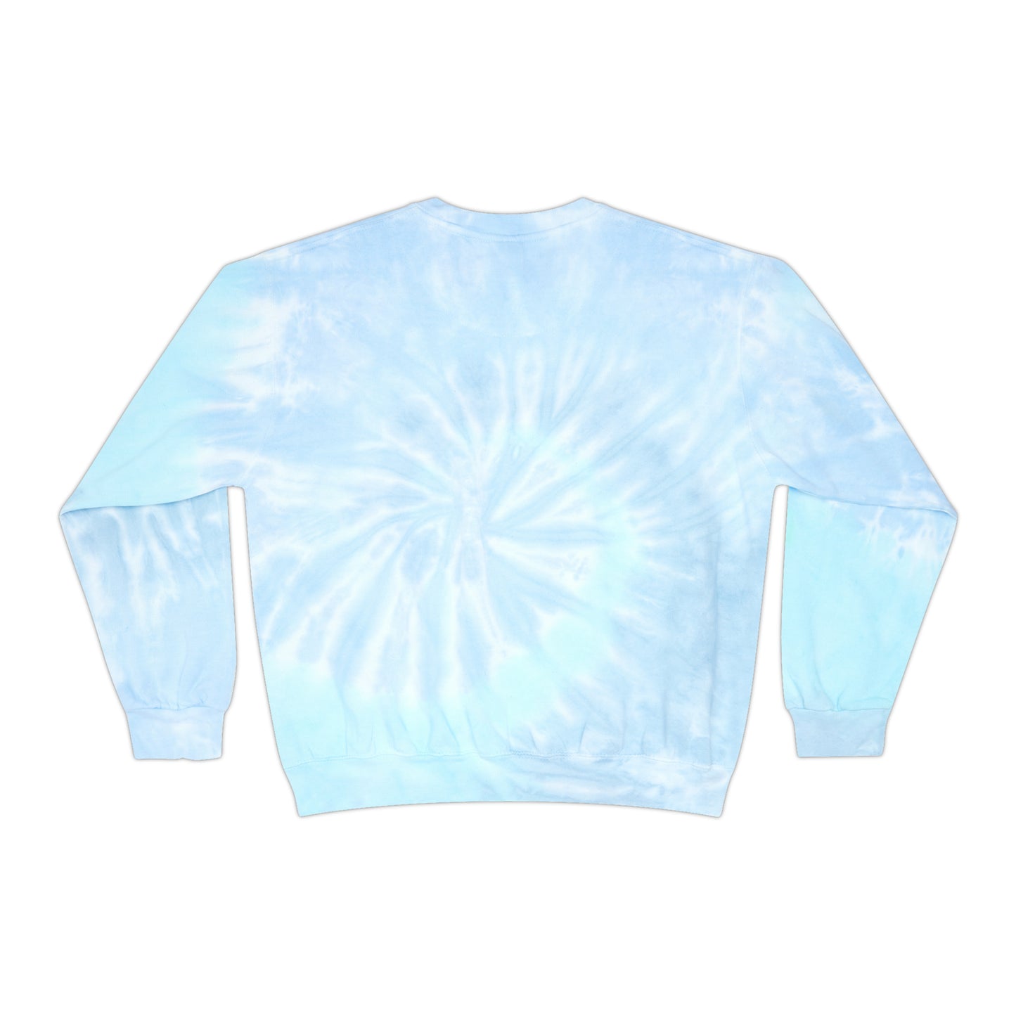 Purr-fectly Cozy: Cat Burrito Bliss Tie-Dye Sweatshirt