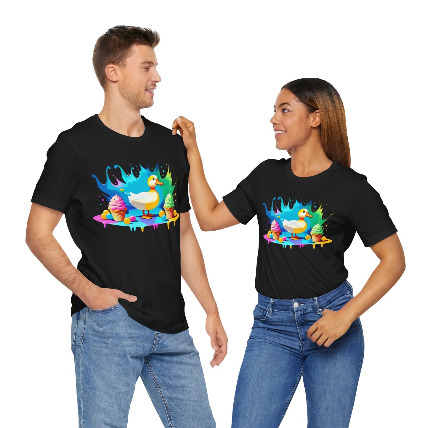 Ducky Delights: Quackin' Good Ice Cream Tee