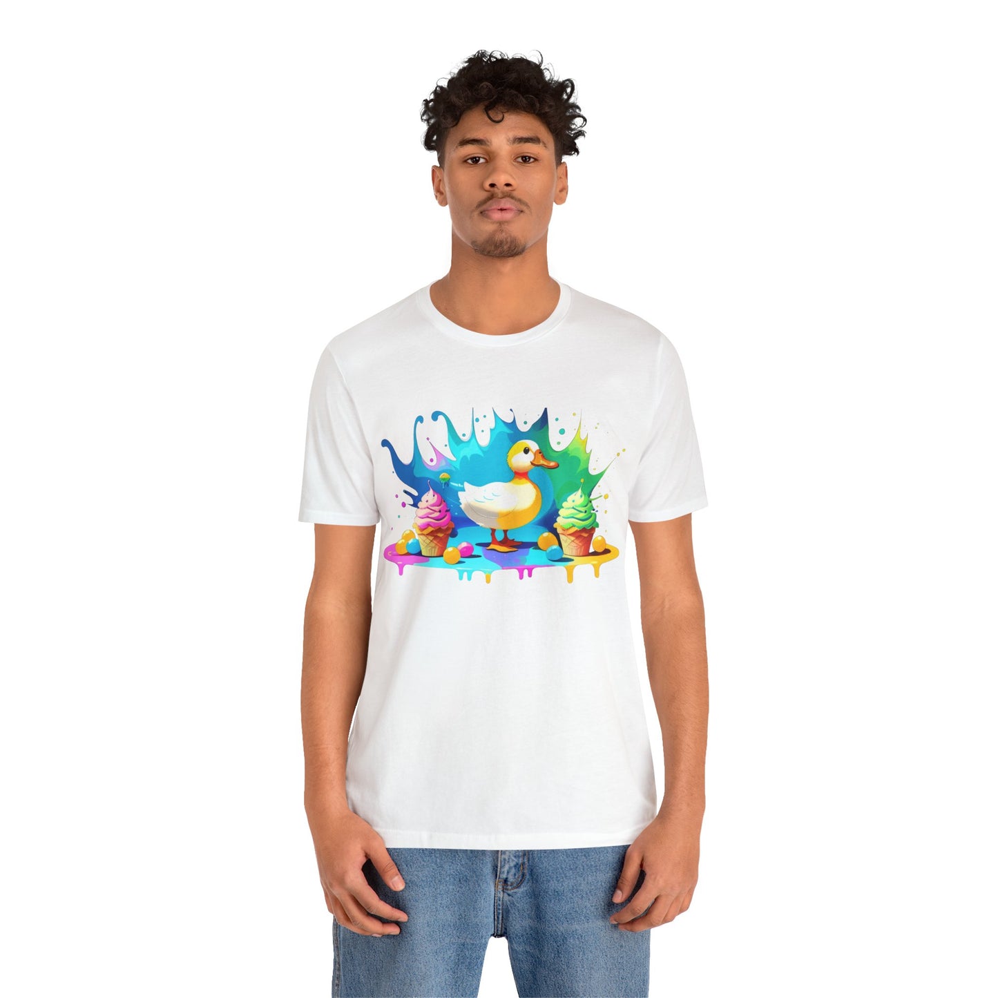 Ducky Delights: Quackin' Good Ice Cream Tee