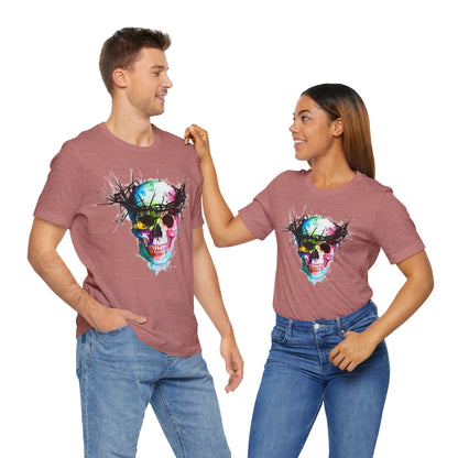 Glowing Grin: Radiant Skull Tee