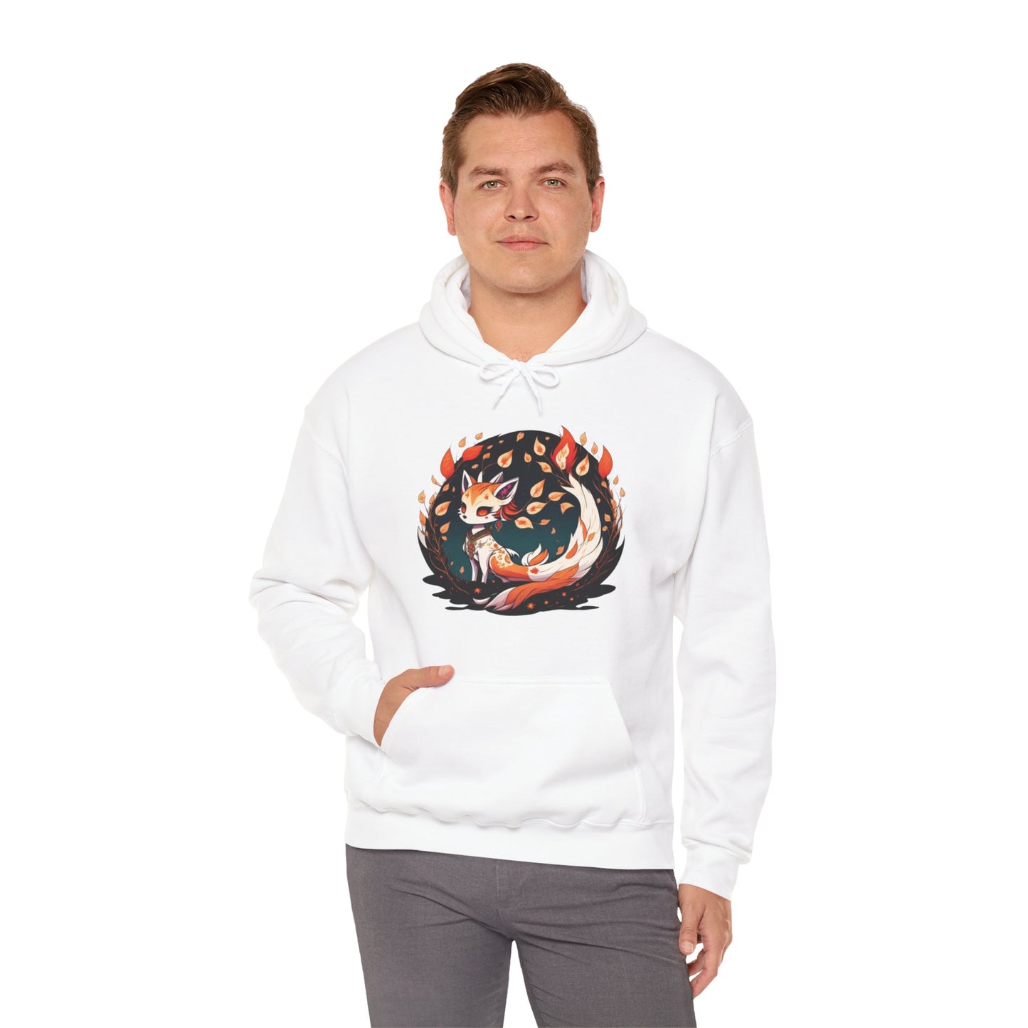 Flaming Blaze of the Mystic Fox hoodie