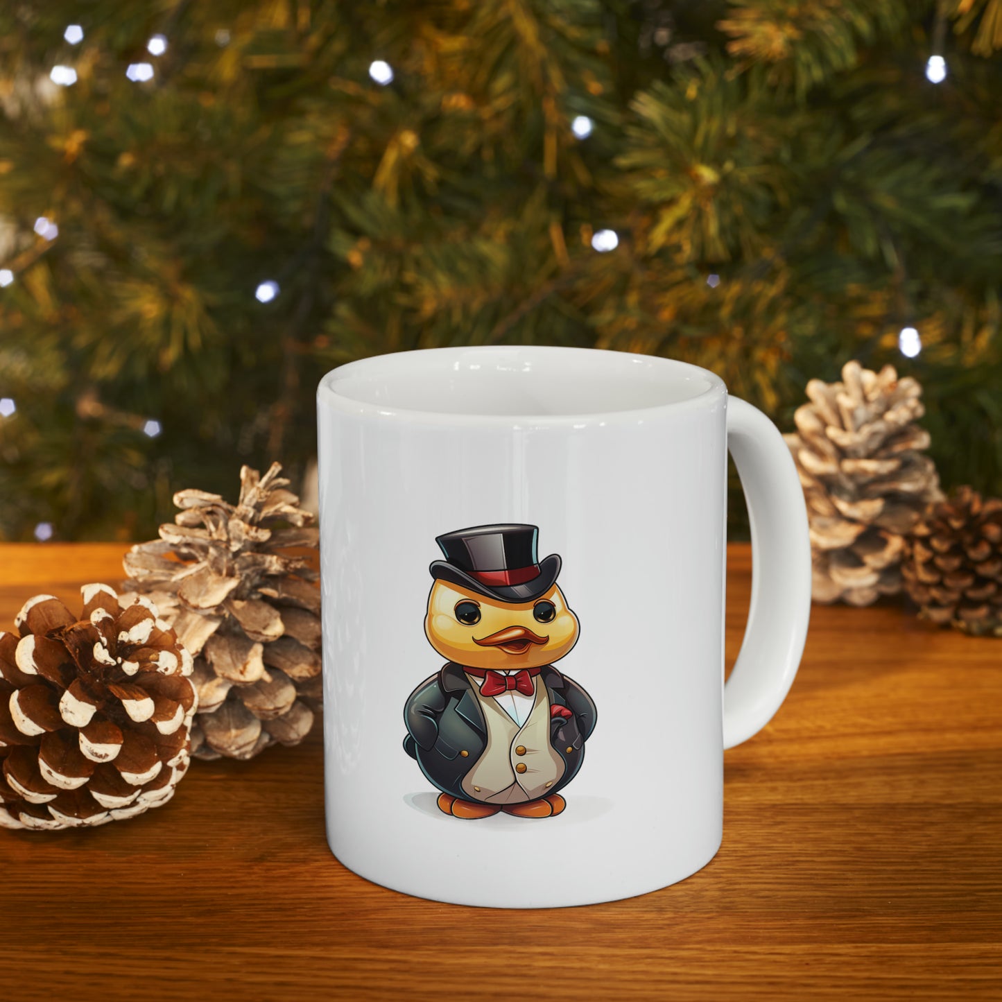 Duck Brigade: Feathered Aristocrat Duck Mug