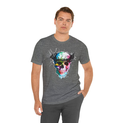 Glowing Grin: Radiant Skull Tee