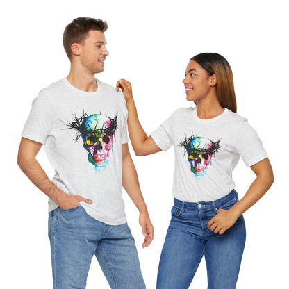 Glowing Grin: Radiant Skull Tee