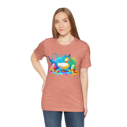 Ducky Delights: Quackin' Good Ice Cream Tee