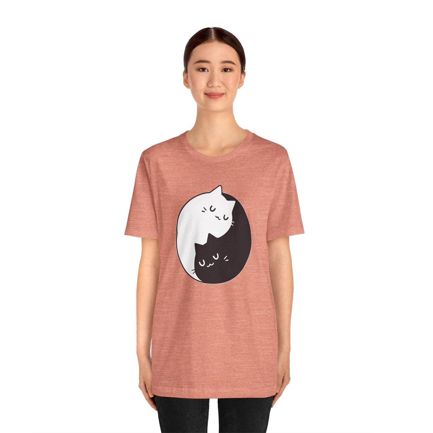 Meow and Zen: Cat Harmony Tee