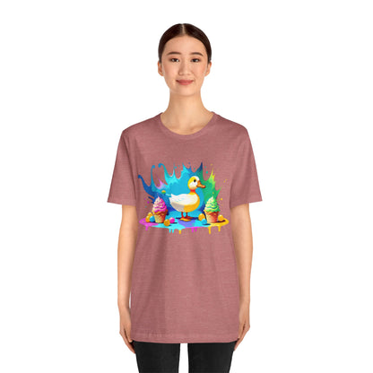 Ducky Delights: Quackin' Good Ice Cream Tee