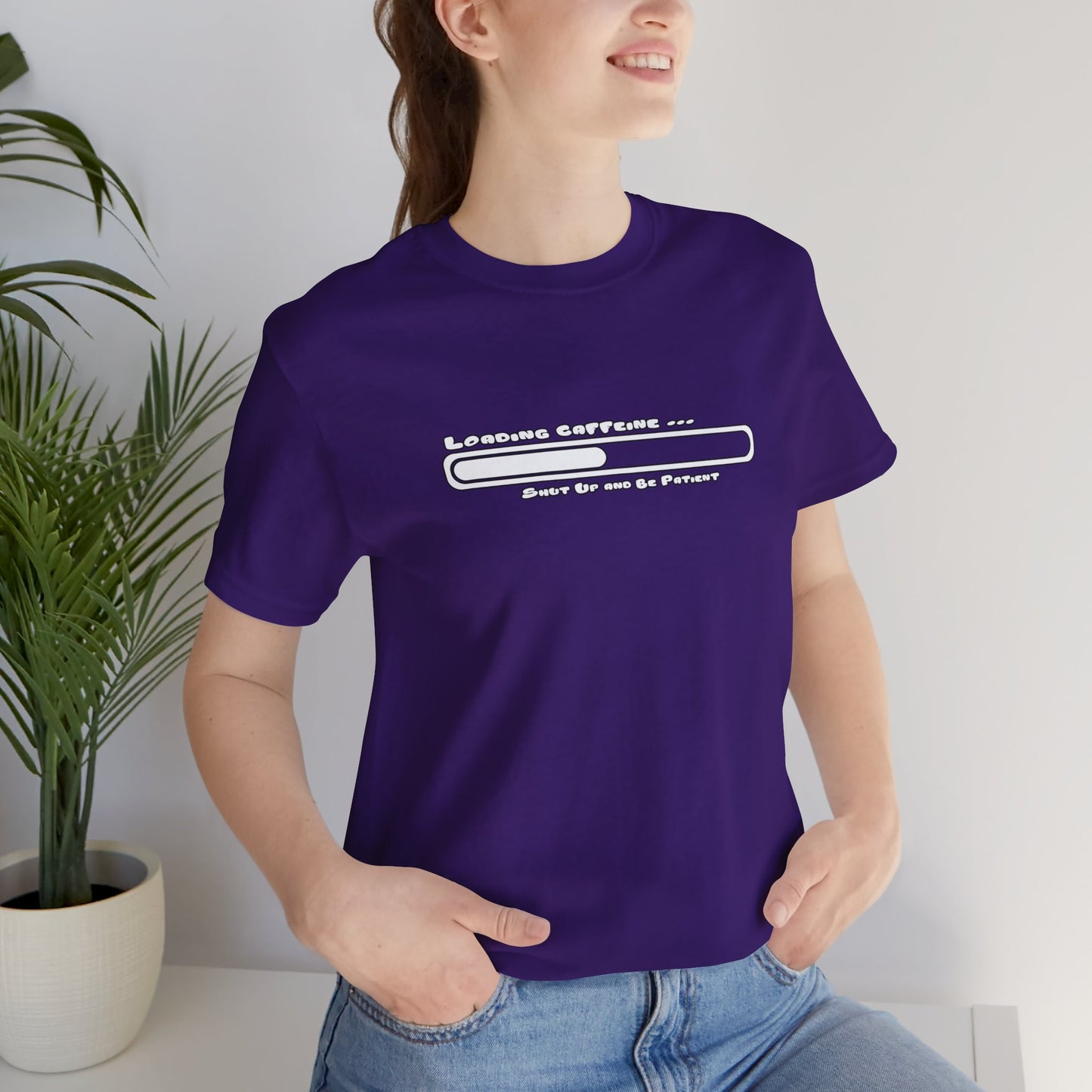 Caffeine Kick Loading: Hush and Wait Tee