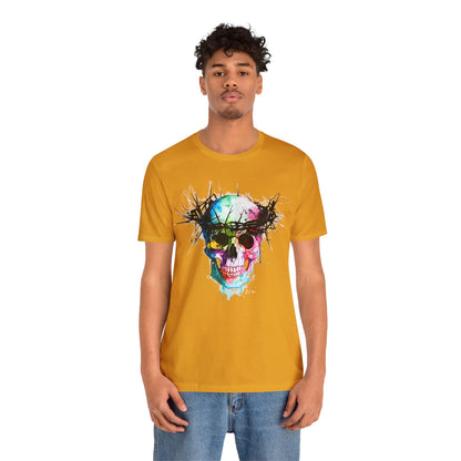 Glowing Grin: Radiant Skull Tee