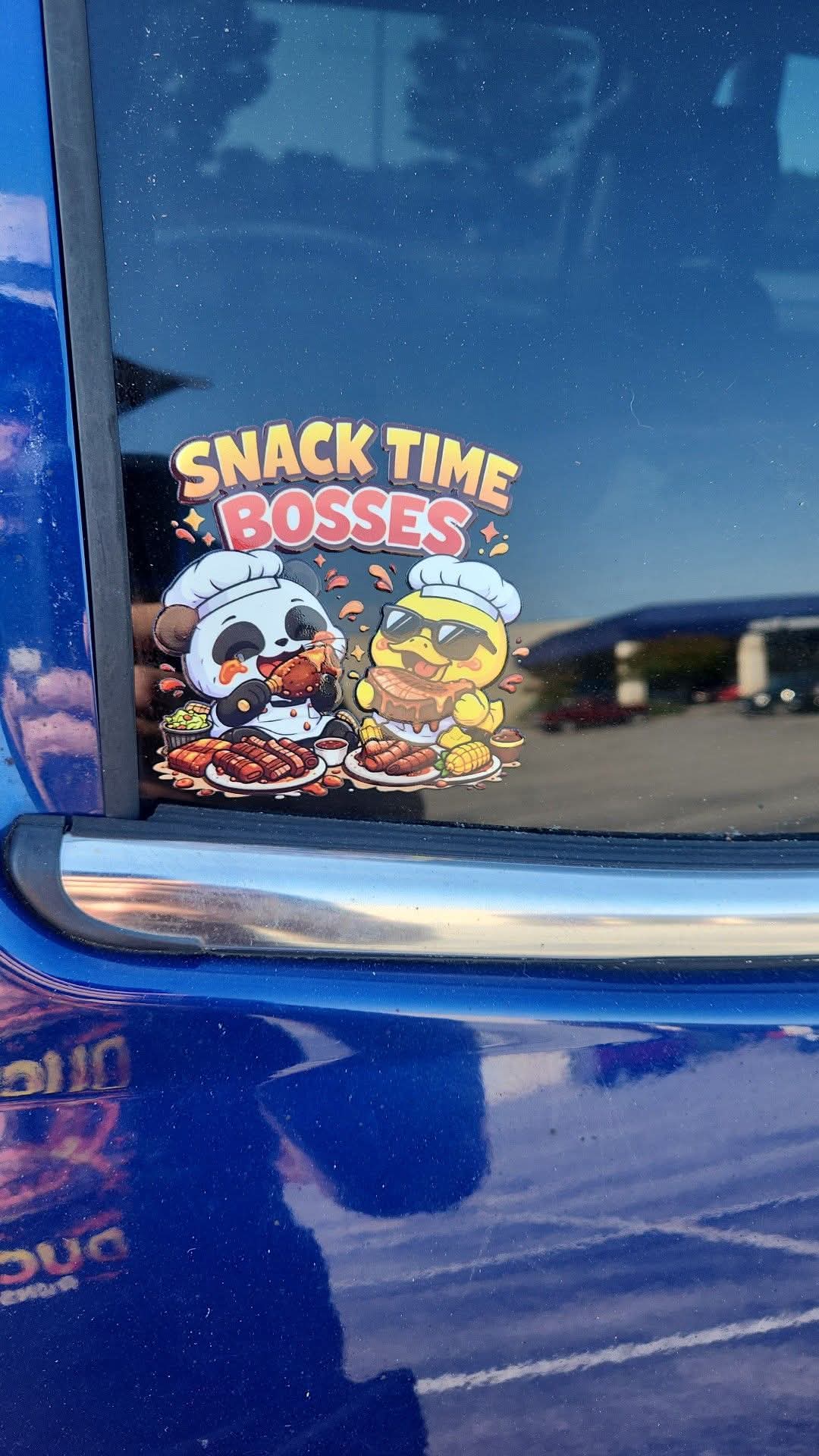 Snack Time Bosses sticker