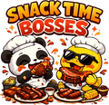 Snack Time Bosses sticker