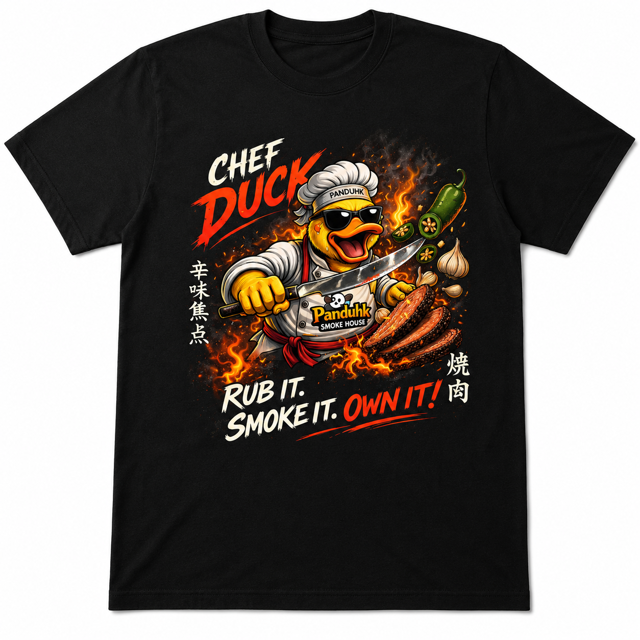 Chef Duck Rub It. Own it. Smoke it. Tee